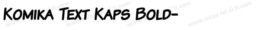 Komika Text Kaps Bold字体转换
